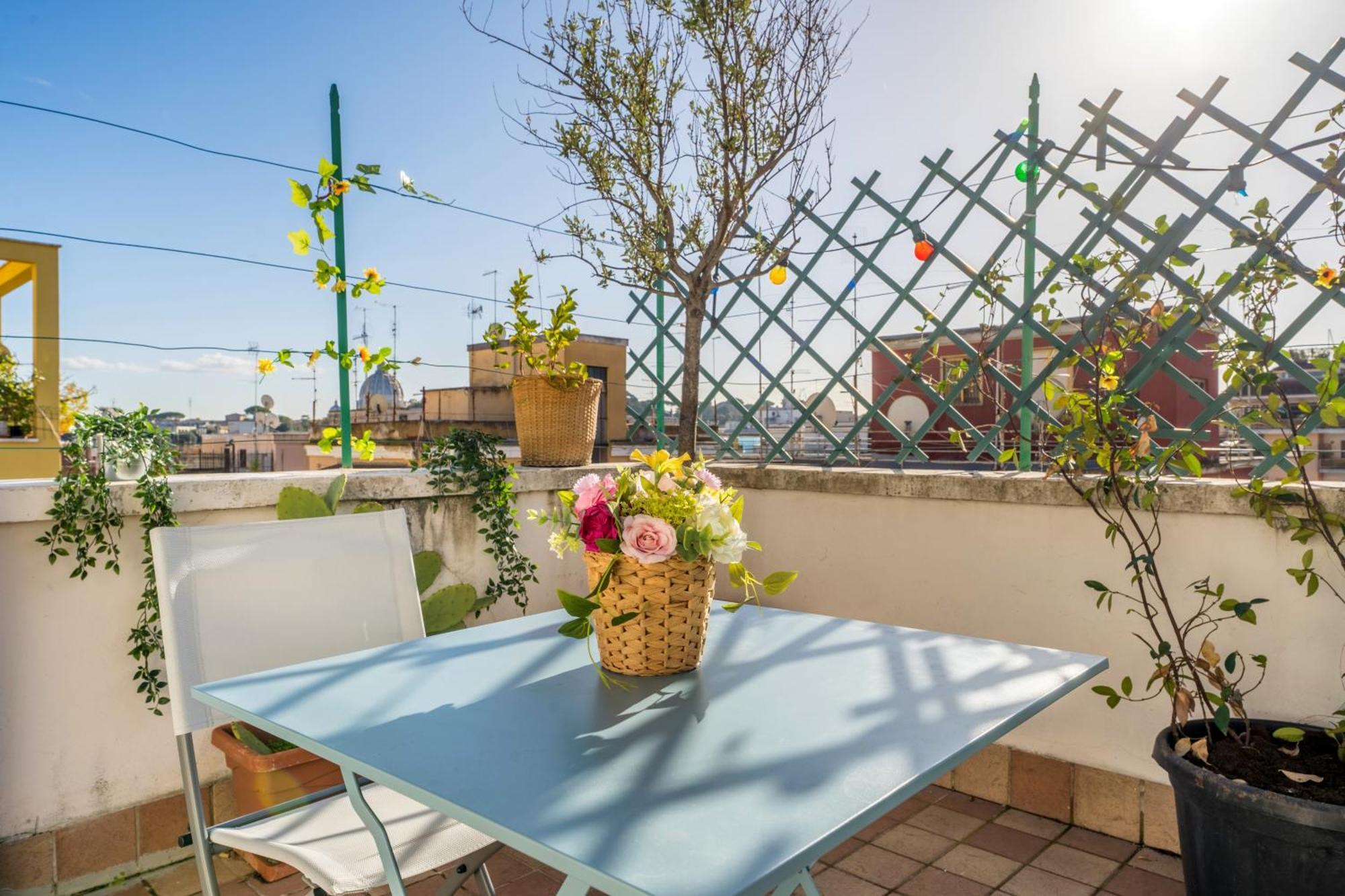 Welcome Dhome - Cozy Penthouse With St. Peter View 罗马 外观 照片