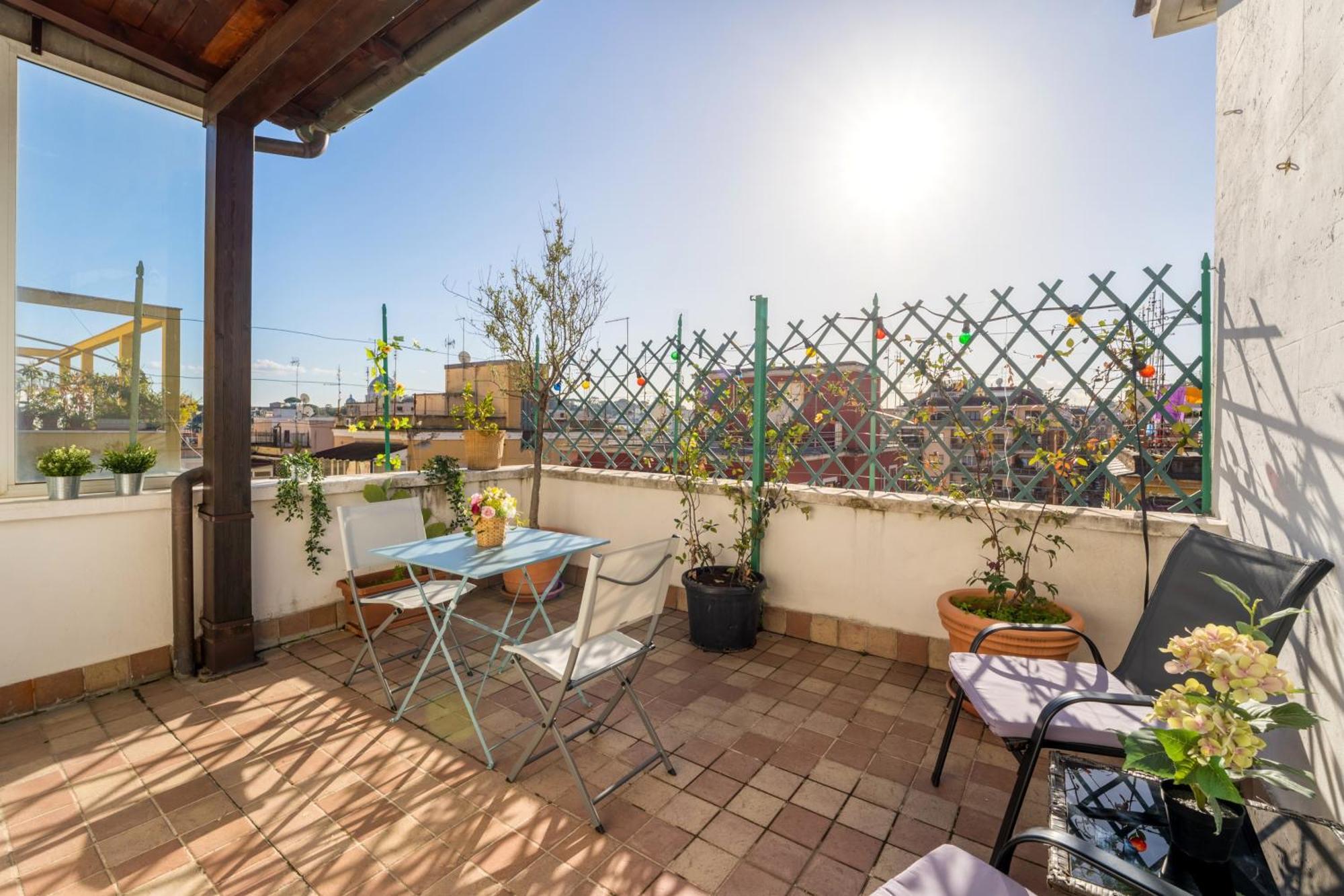 Welcome Dhome - Cozy Penthouse With St. Peter View 罗马 外观 照片